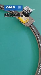 亞母斯FDK無(wú)注油齒輪導(dǎo)軌弧形滾輪導(dǎo)軌視頻